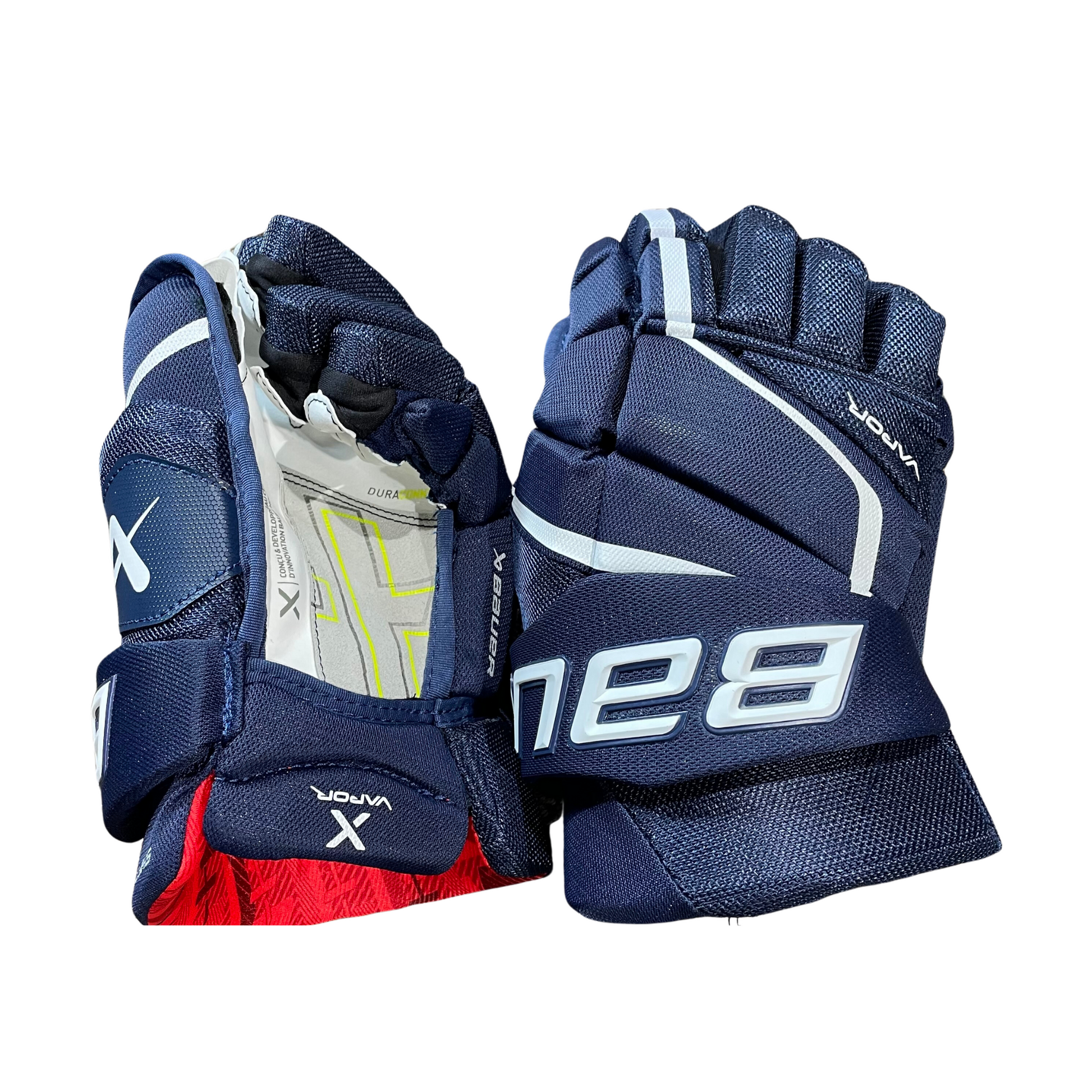 Bauer Vapor Shift Pro Intermediate Hockey Gloves (2022) - Source Exclusive Navy