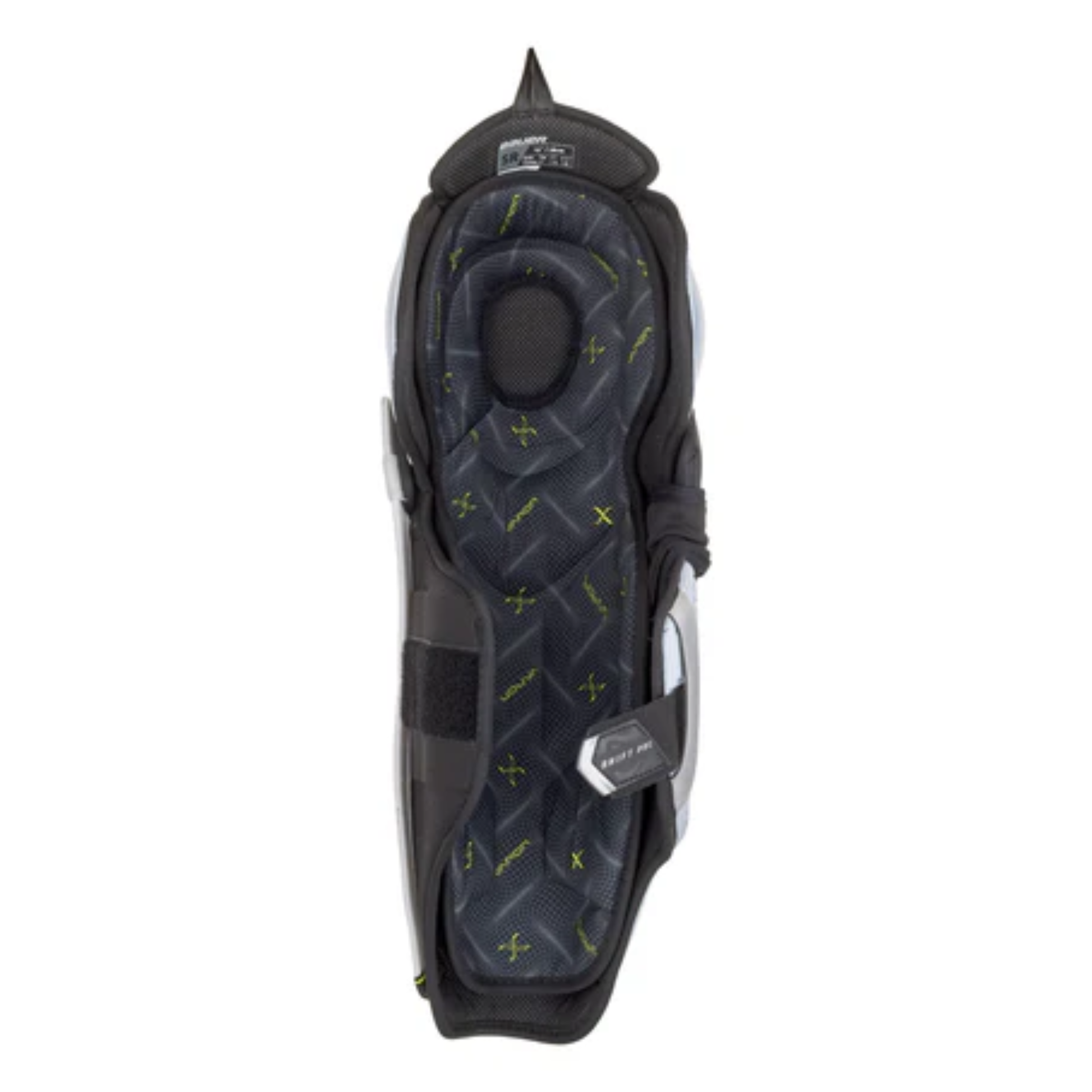 A photo of the Bauer Vapor Shift Pro Senior Shin Guard (2025) in colour white and black.