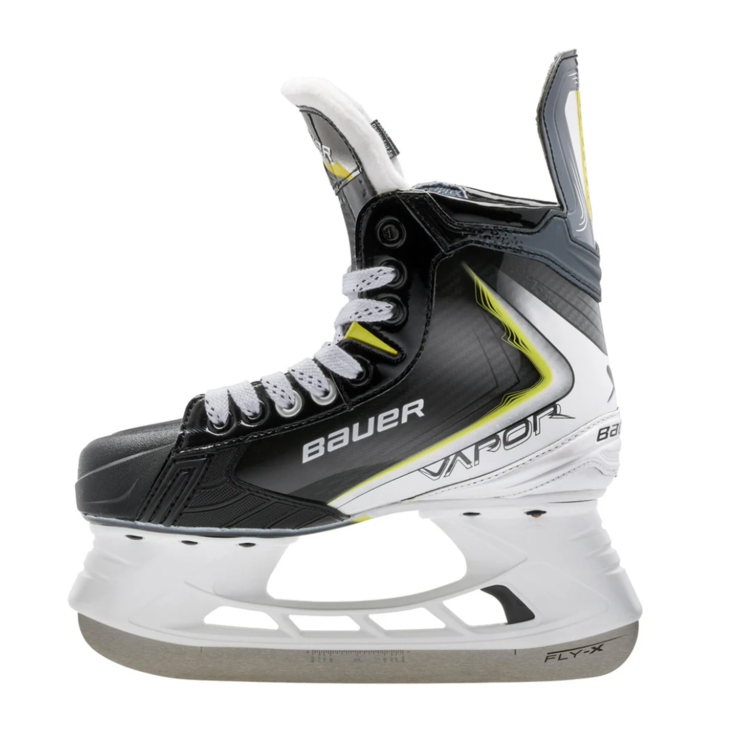 A photo of the Bauer Vapor Velocity Hockey Skates in colour black and white.