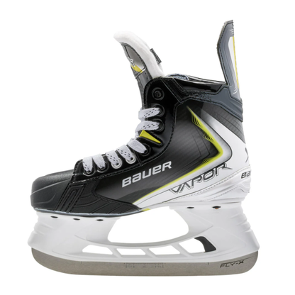 A photo of the Bauer Vapor Velocity Hockey Skates in colour black and white.