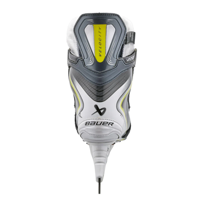 A photo of the Bauer Vapor Velocity Hockey Skates in colour black and white.