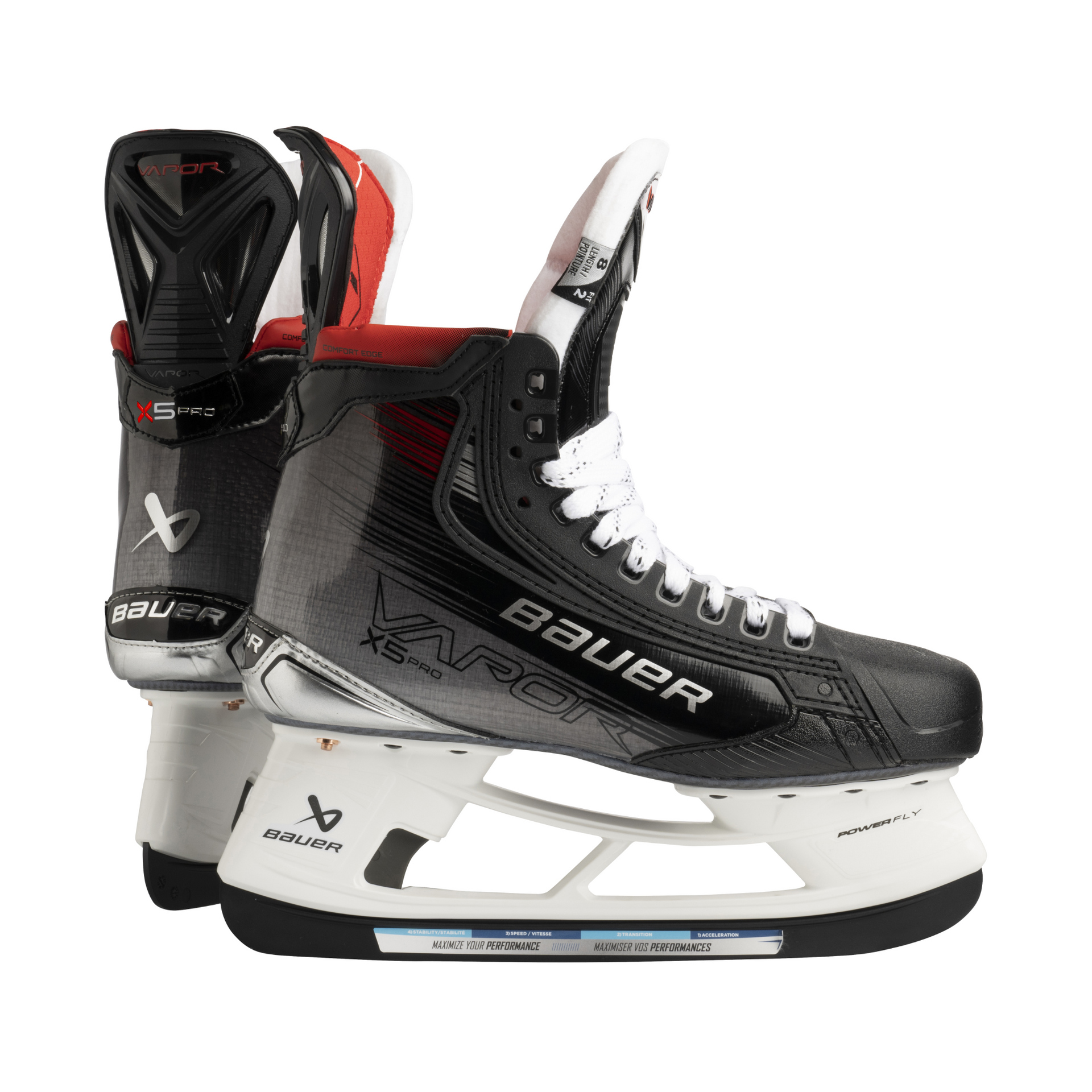 Bauer Vapor X5 Pro Senior Hockey Skates with Fly TI – Skater's