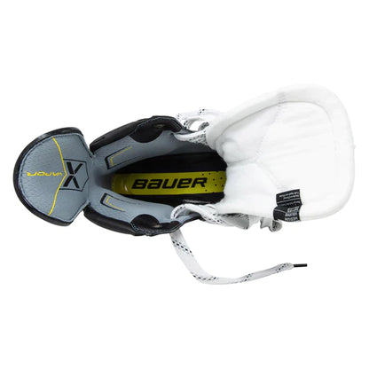 A photo of the Bauer Vapor X Shift Pro Senior Hockey Skates (2023) - Source Exclusive in colour black top down view.
