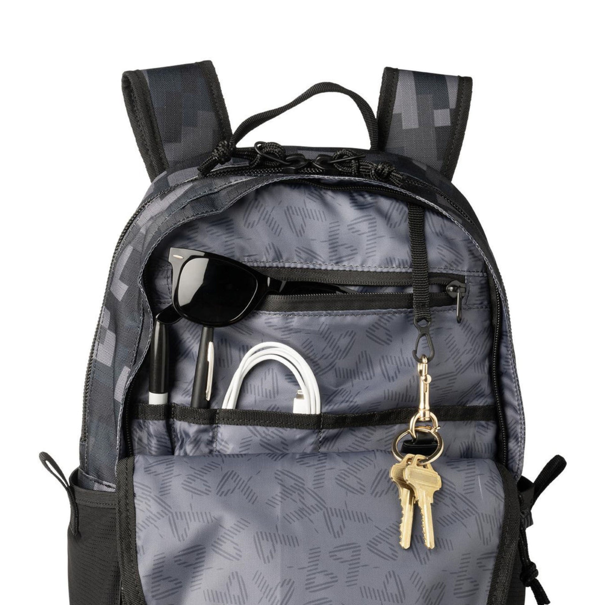 A photo of the Bauer Varsity Backpack (2026) in colour camo.