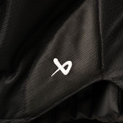 A photo of the Bauer WMNS PRO-W Senior Goal Pant in colour black and blue.