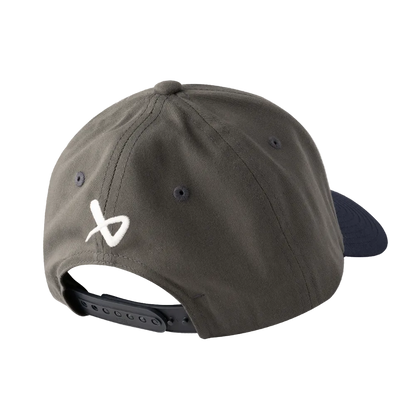 Bauer Core Curved Brim 2 Tone Patch Senior Snapback Hat - Navy and grey