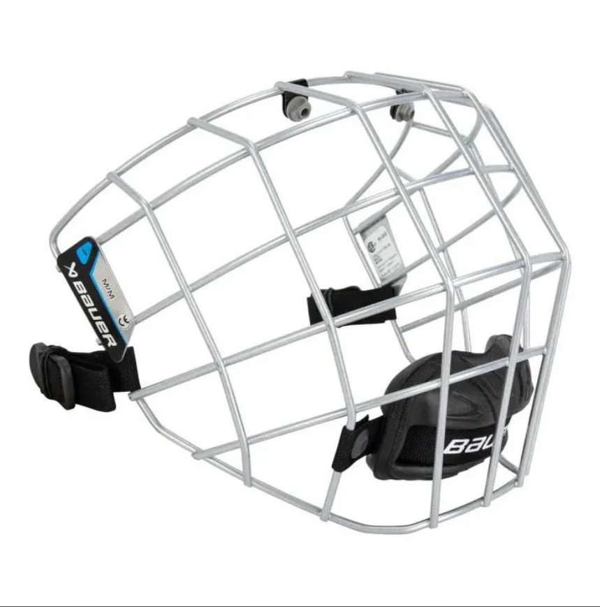 A photo of the Bauer I Facemask in colour silver.