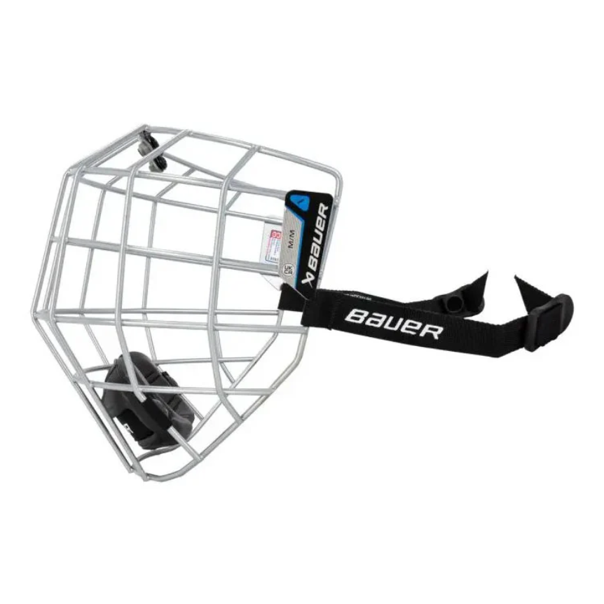 A photo of the Bauer I Facemask in colour silver.