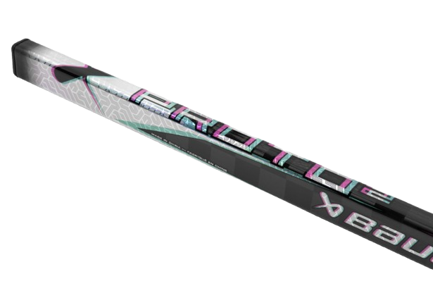 A photo of the Bauer PROTO2 Senior Hockey Stick in colour white and black.
