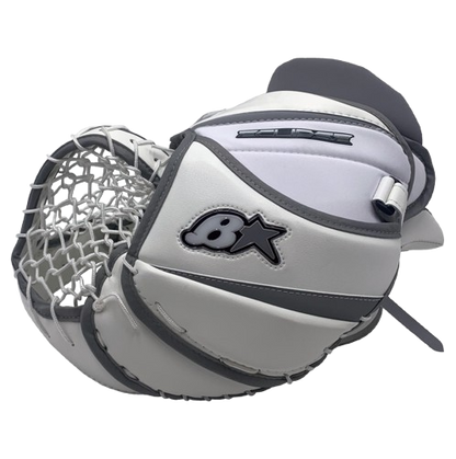 A photo of the Brian's Eclipse Senior Goalie Catcher in colour grey and white. 