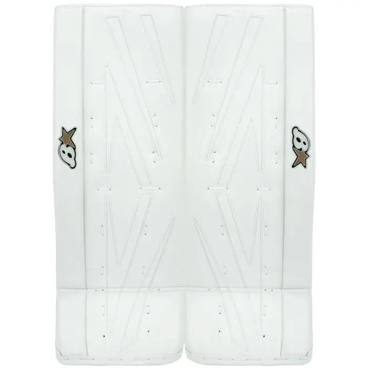 Brians NetZero 3 Junior Goalie Pads White