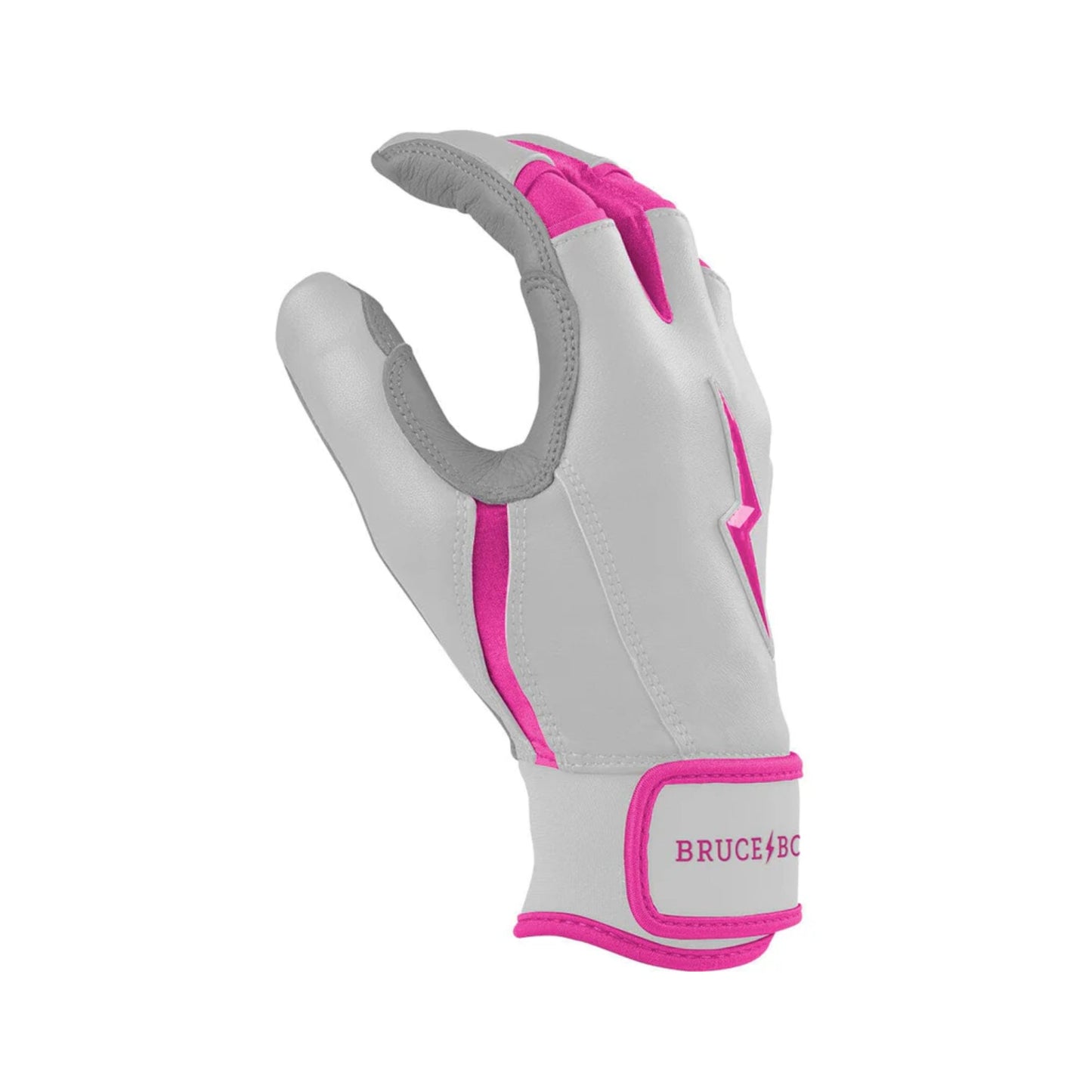 Bruce Bolt Chrome Series Short Cuff Batting Gloves
