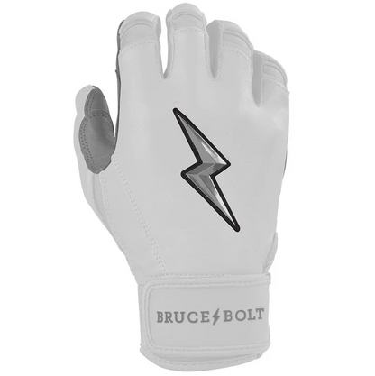 Bruce Bolt Chrome Series Short Cuff Youth Batting Gloves
