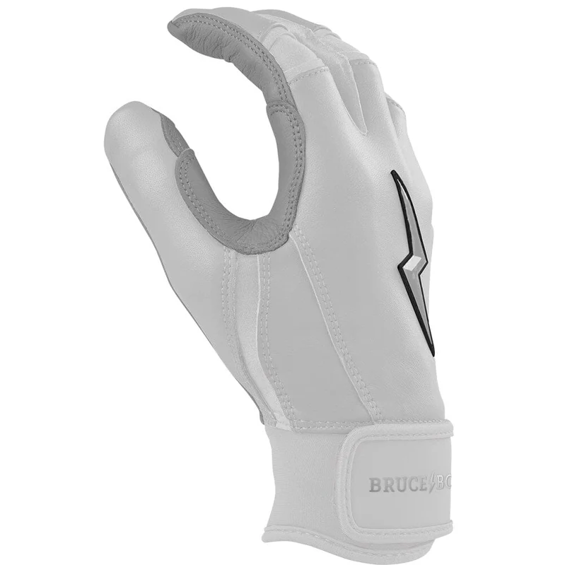 Bruce Bolt Chrome Series Short Cuff Youth Batting Gloves