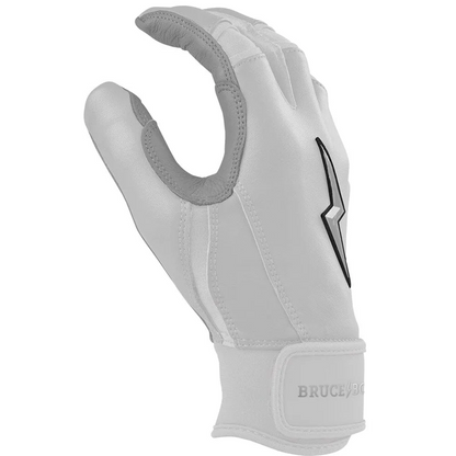 Bruce Bolt Chrome Series Short Cuff Youth Batting Gloves
