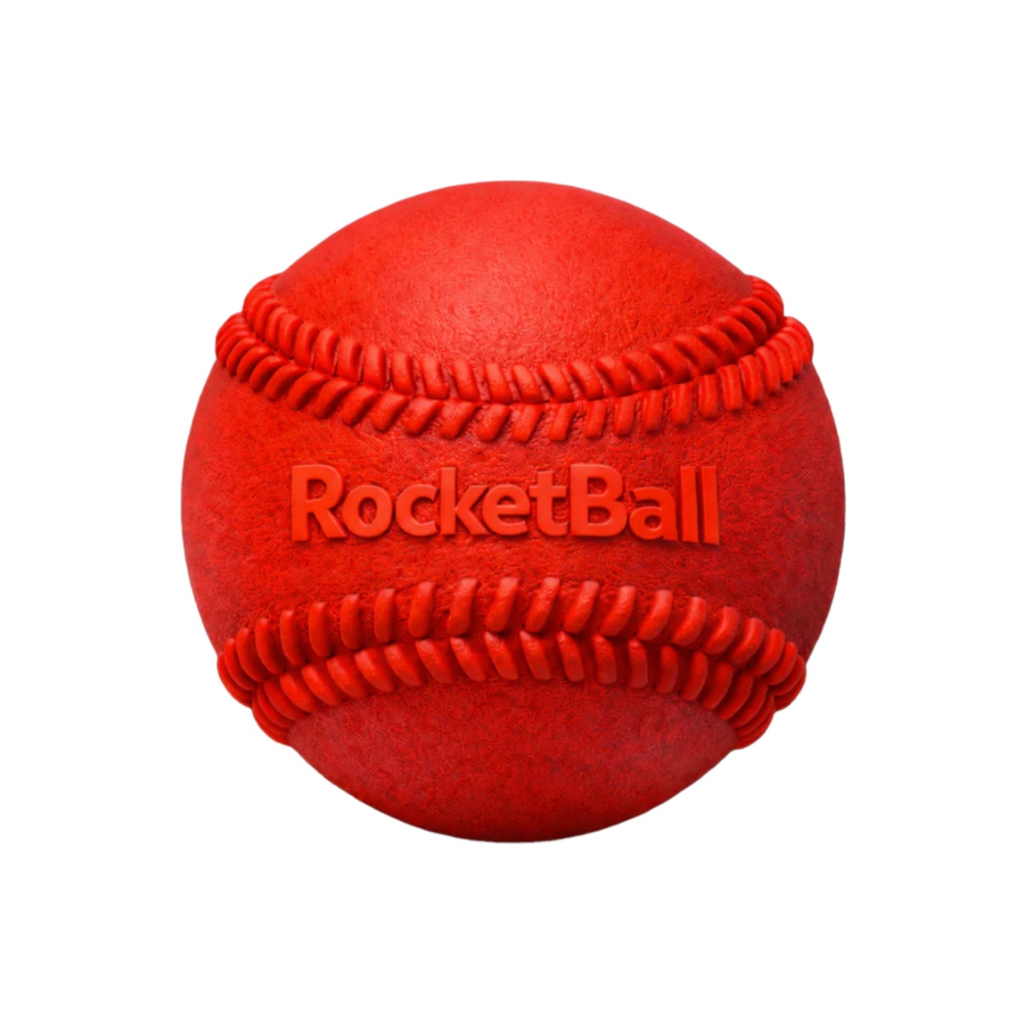 A photo of the Bush League Sports Rocketballs in colour red.