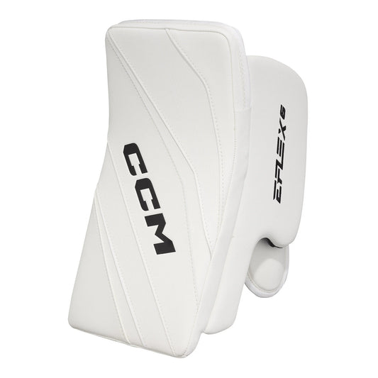 CCM EFLEX 6 Senior Goalie Blocker (2023) - White