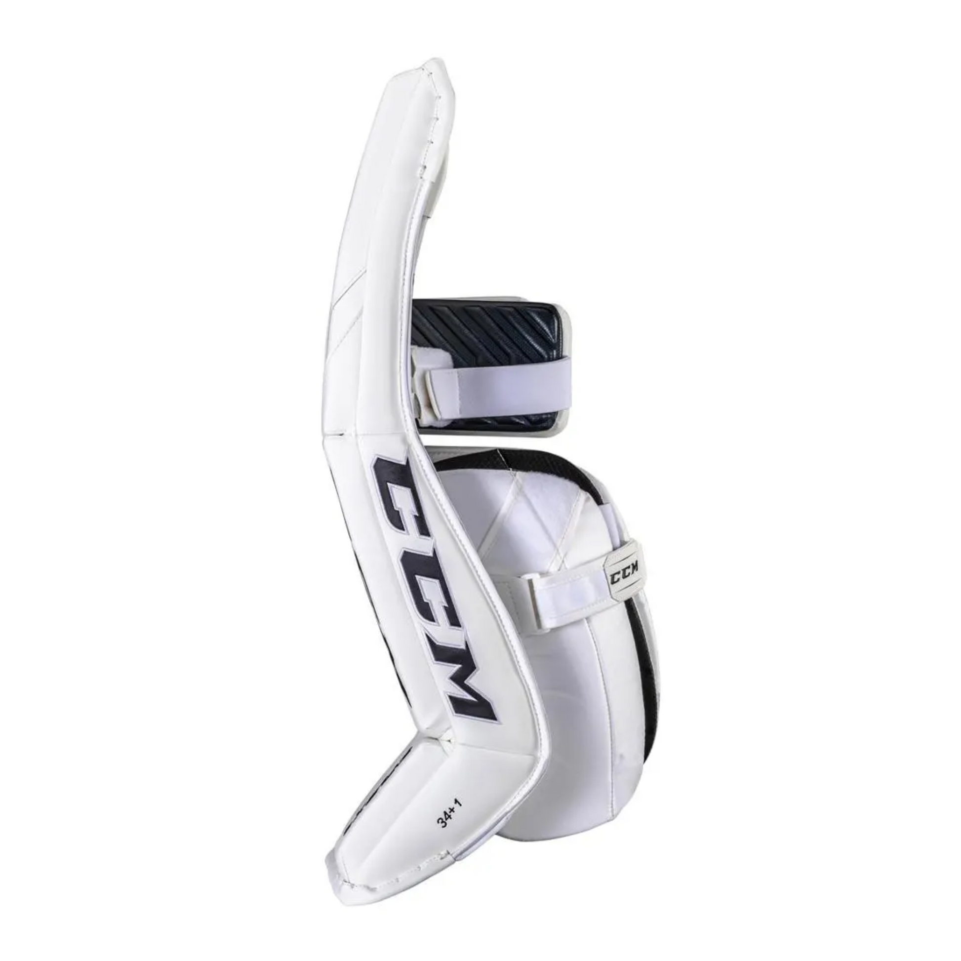 CCM Eflex 5 Senior Goalie Pads - White 