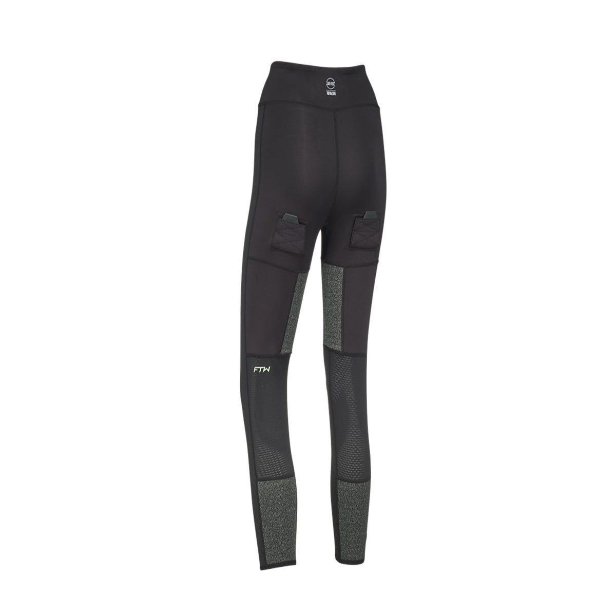 A photo of the CCM FTW Cut Protection Baselayer Pant with Jill Youth in colour black and grey.