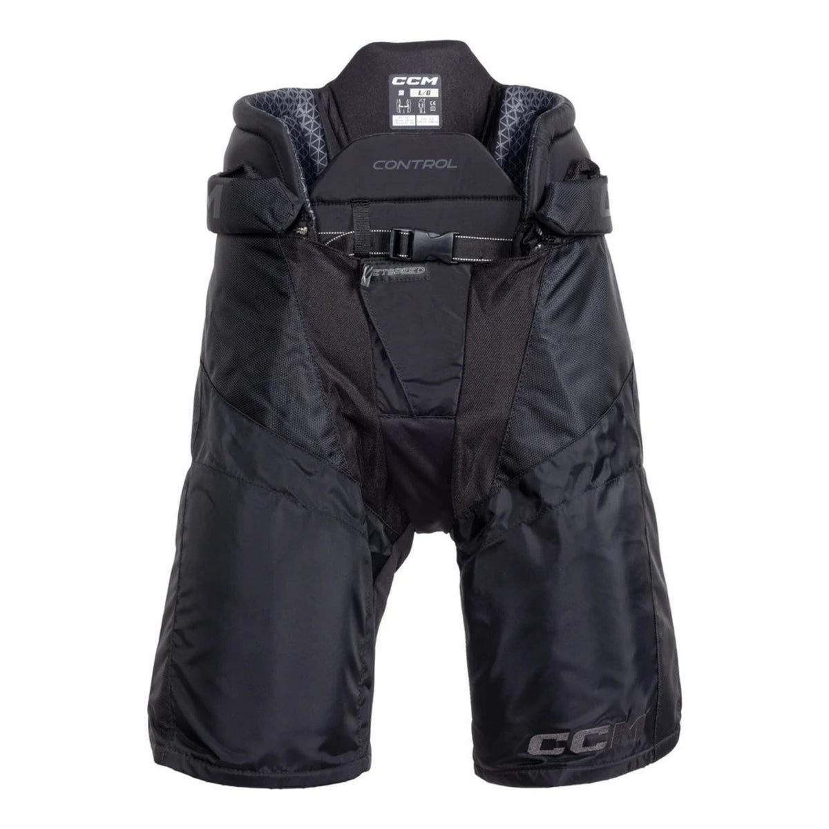 A photo of the CCM JetSpeed Control Hockey Pants in colour black.