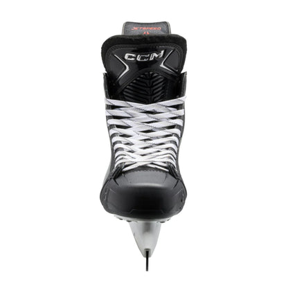 A photo of the CCM JetSpeed Vibe Hockey Skates in colour black and red.