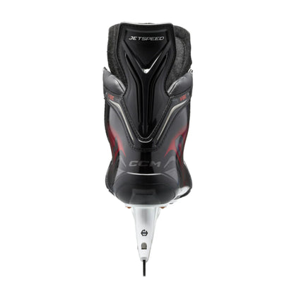 A photo of the CCM JetSpeed Vibe Hockey Skates in colour black and red.