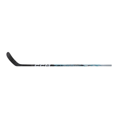 A photo of the CCM Jetspeed FT9 Pro Senior Hockey Stick in colour black, blue and white.