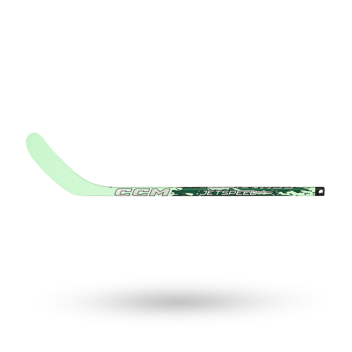 A photo of the CCM Jetspeed FTW Pro Mini Stick (2026) in colour green.