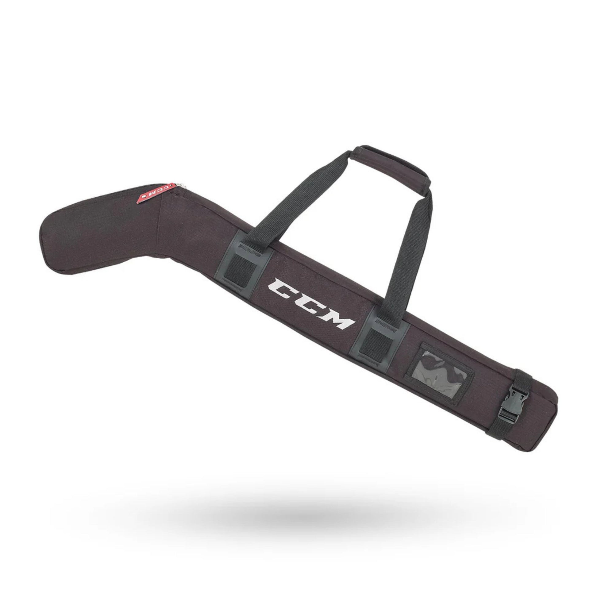 I have a photo of a black CCM Mini Stick Bag with white CCM logo.