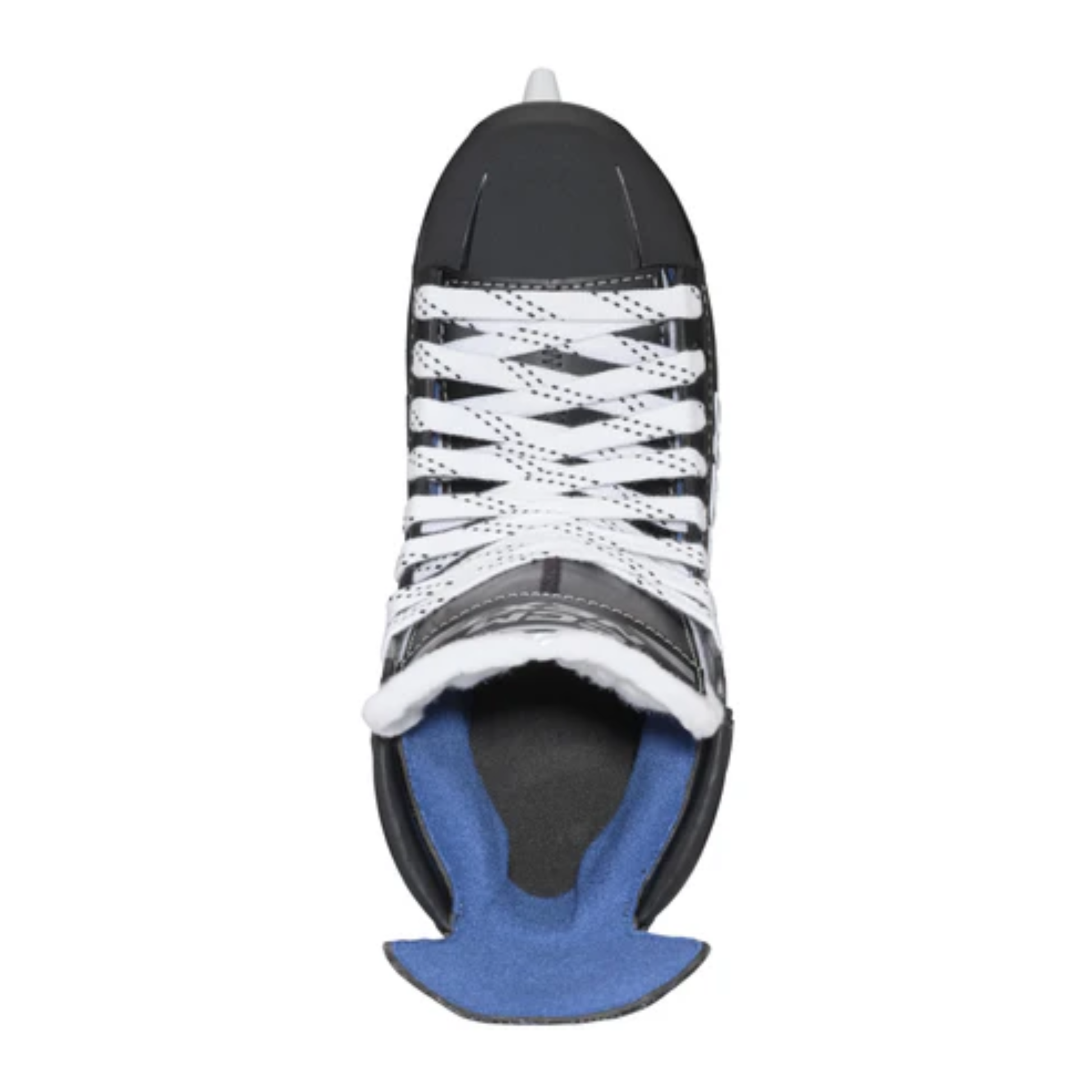 A photo of the CCM Next Intermediate Hockey Skates (2024) in colour black and white.