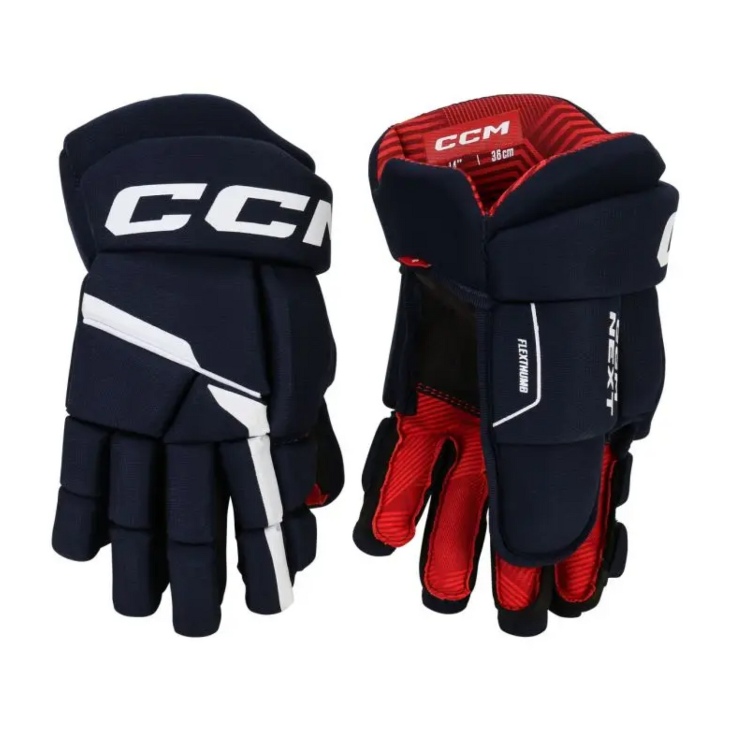 CCM Next Senior Hockey Gloves Navy