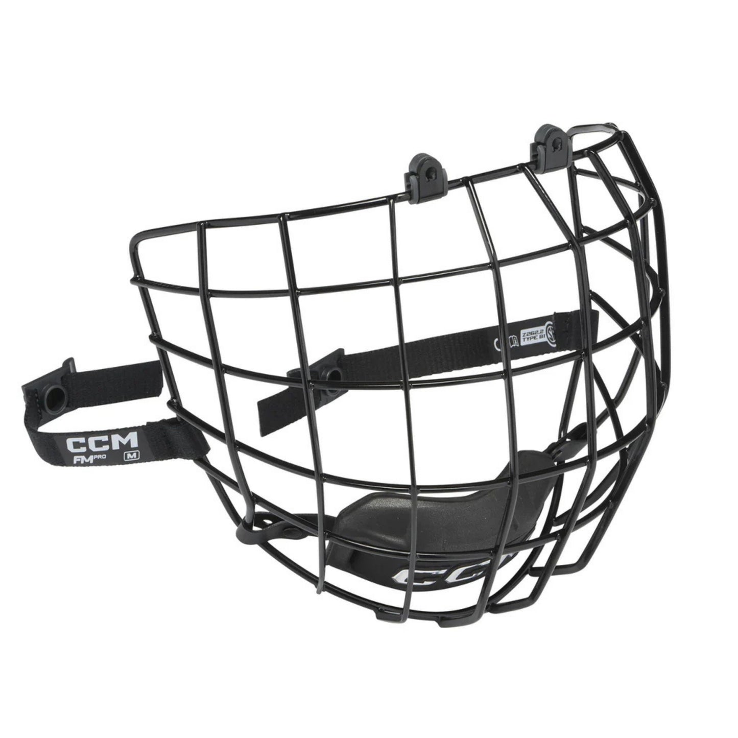 A photo of the CCM Pro Hockey Facemask in colour black.
