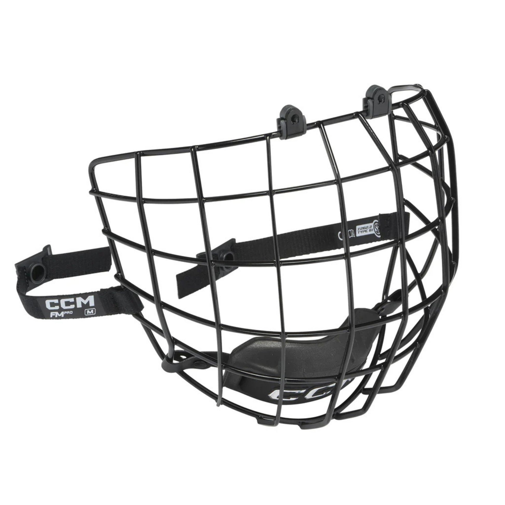 A photo of the CCM Pro Hockey Facemask in colour black.