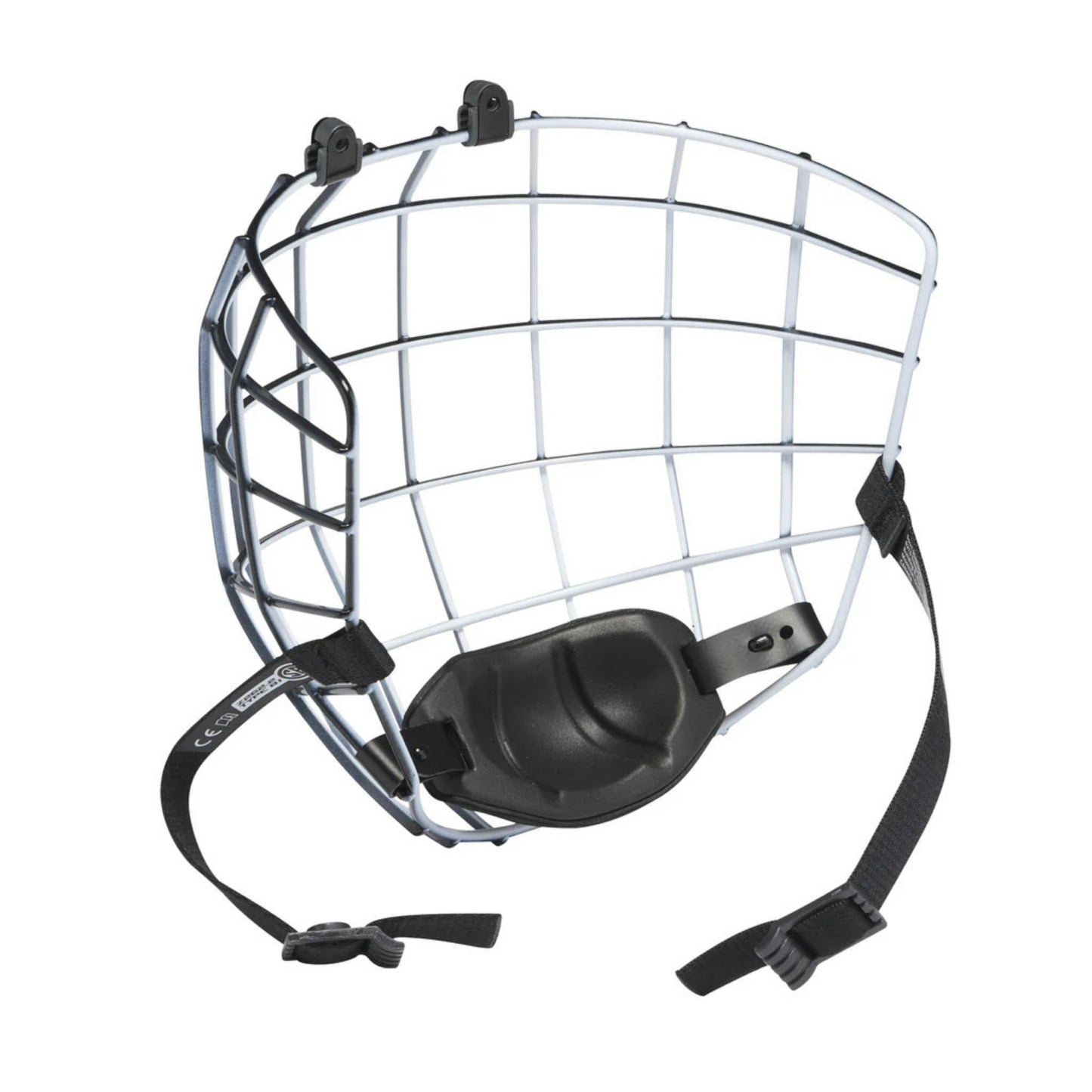 A photo of the CCM Pro Hockey Facemask in colour white and black.
