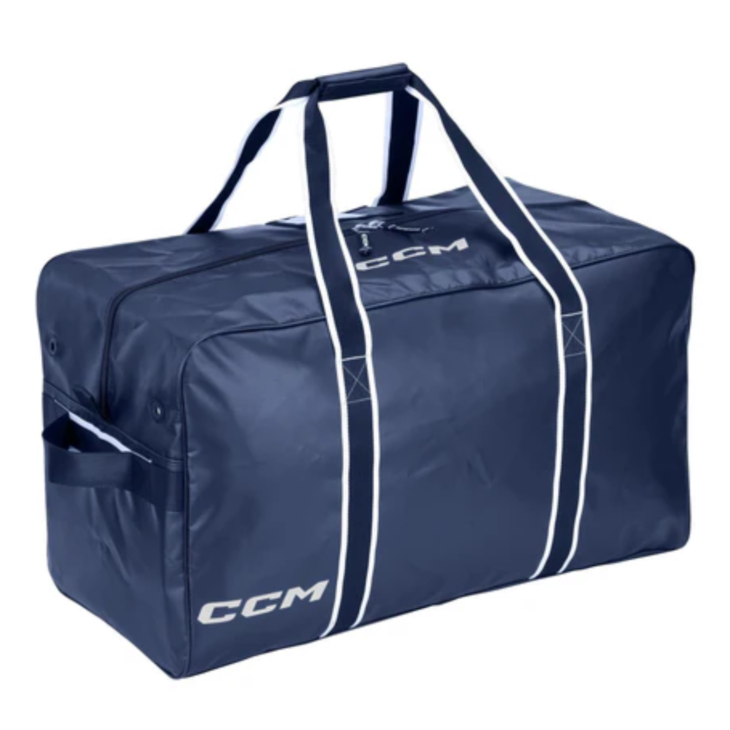 A photo of the CCM Pro Team Bag - 30" in colour navy and white.