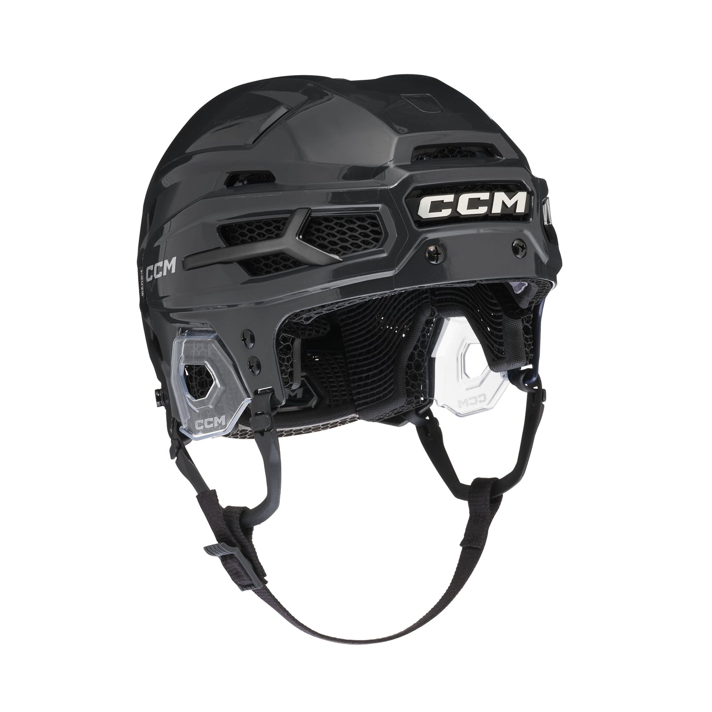A photo of the CCM Tacks X Pro Senior Hockey Helmet (2026) in colour black.