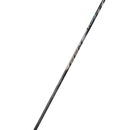 A photo of the CCM Ribcor Trigger 10 Pro Senior Hockey Stick in chrome and black.