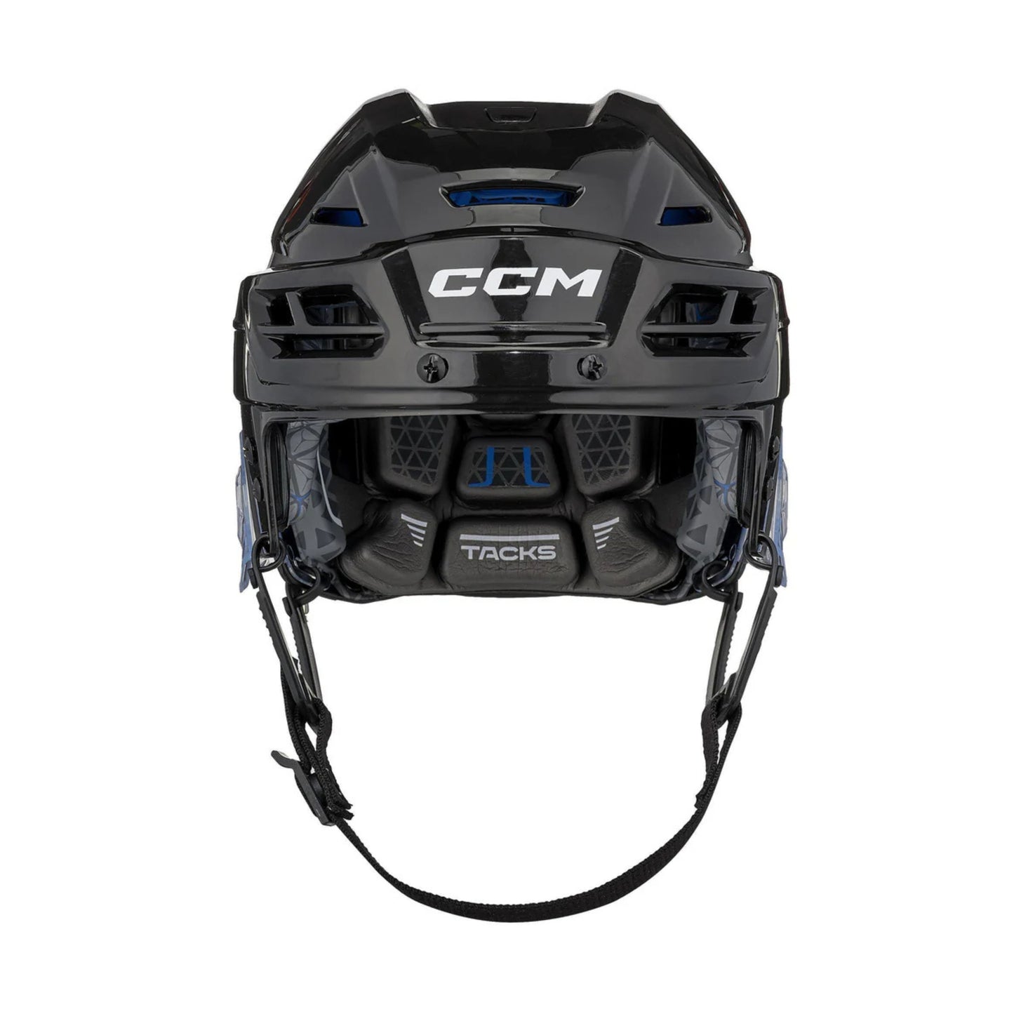 A photo of the CCM Tacks 310 Hockey Helmet in black.