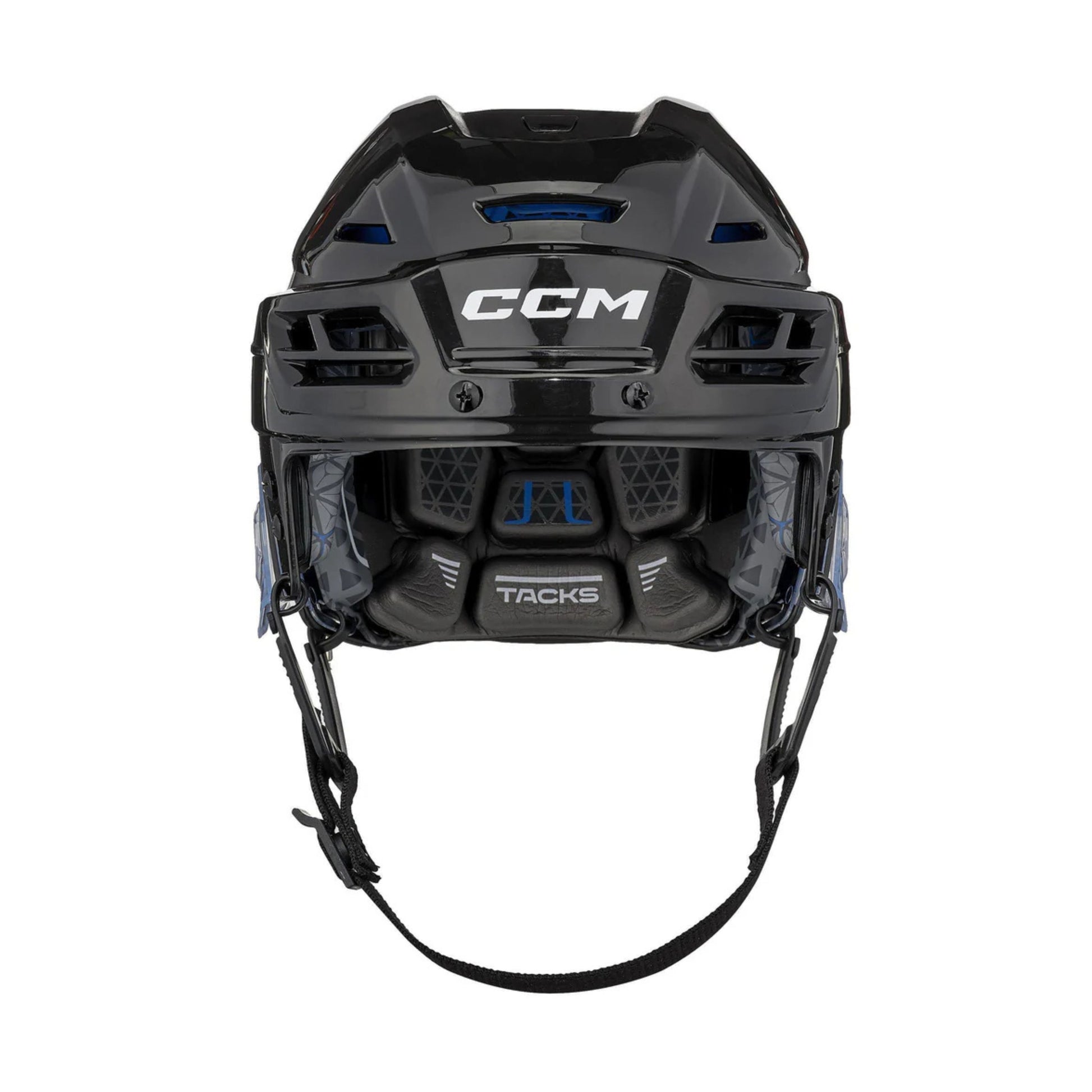 A photo of the CCM Tacks 310 Hockey Helmet in black.
