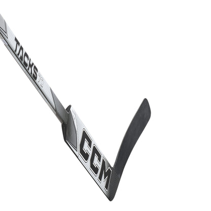 A photo of the CCM Tacks 70 P4 Senior Goalie Stick in colour white and black. 