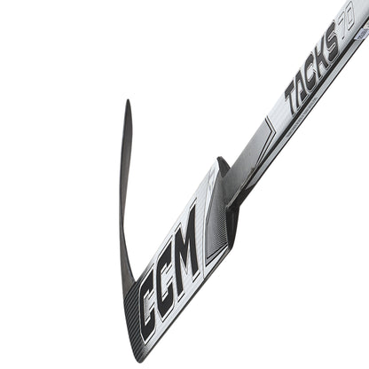A photo of the CCM Tacks 70 P4 Senior Goalie Stick in colour white and black. 