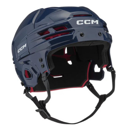 A photo of the CCM Tacks 70 Senior Hockey Helmet in colour navy.