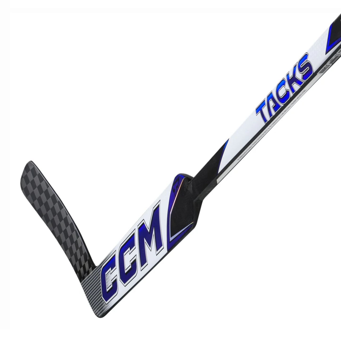 A photo of the CCM Tacks P4 Intermediate Goalie Stick in colour Royal