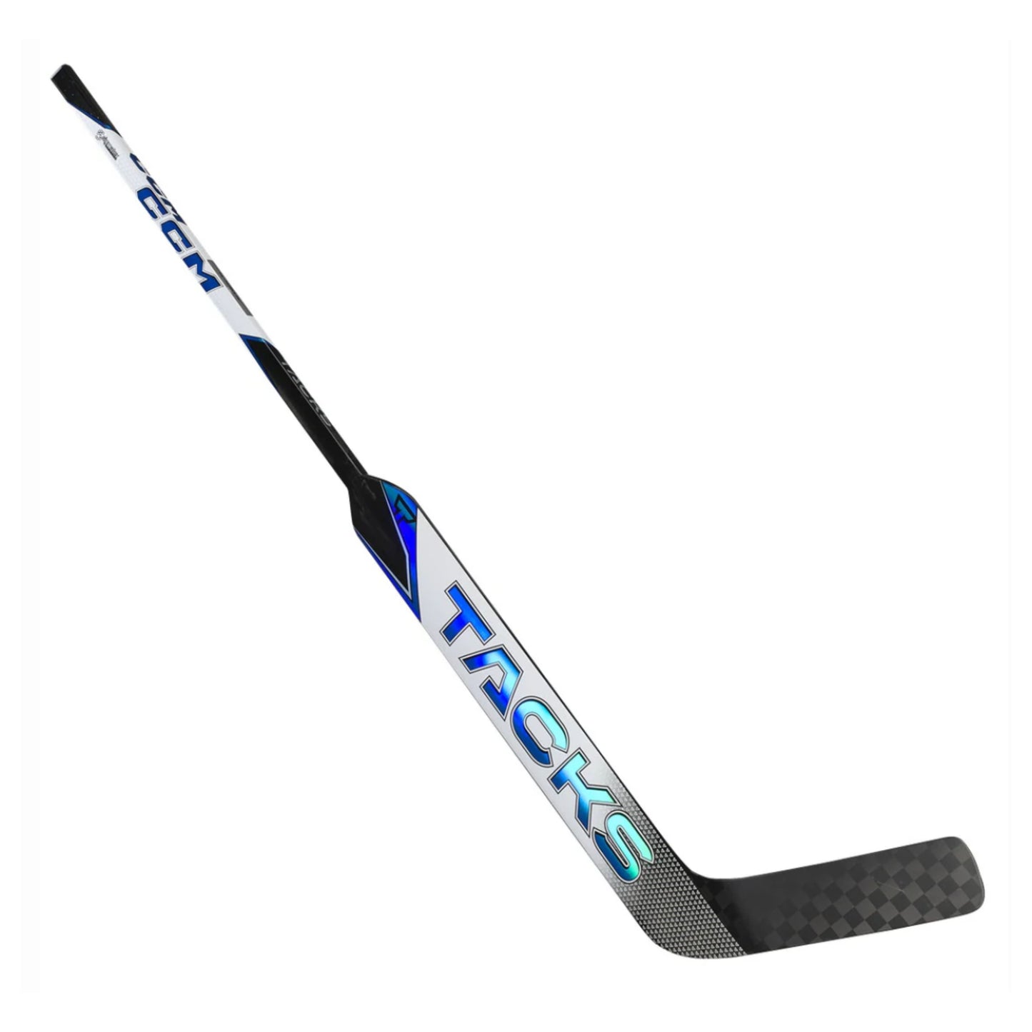 A photo of the CCM Tacks P4 Intermediate Goalie Stick in royal blue.
