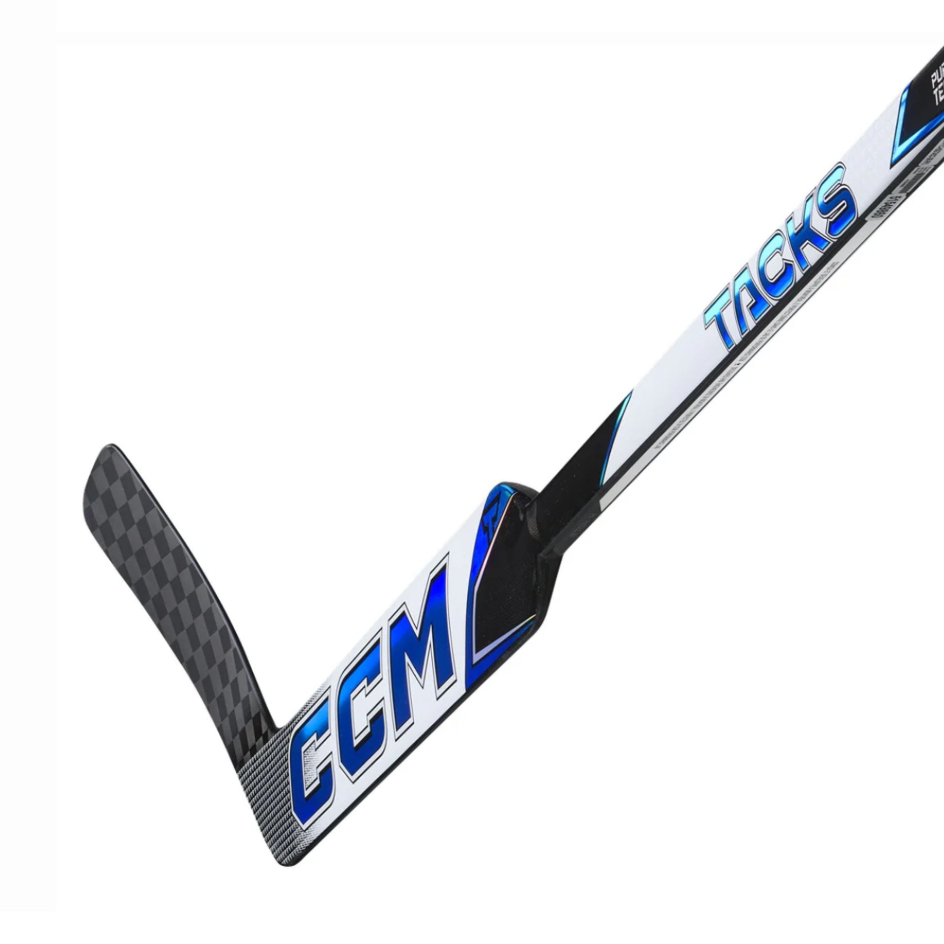 A photo of the CCM Tacks P4 Intermediate Goalie Stick in royal blue.