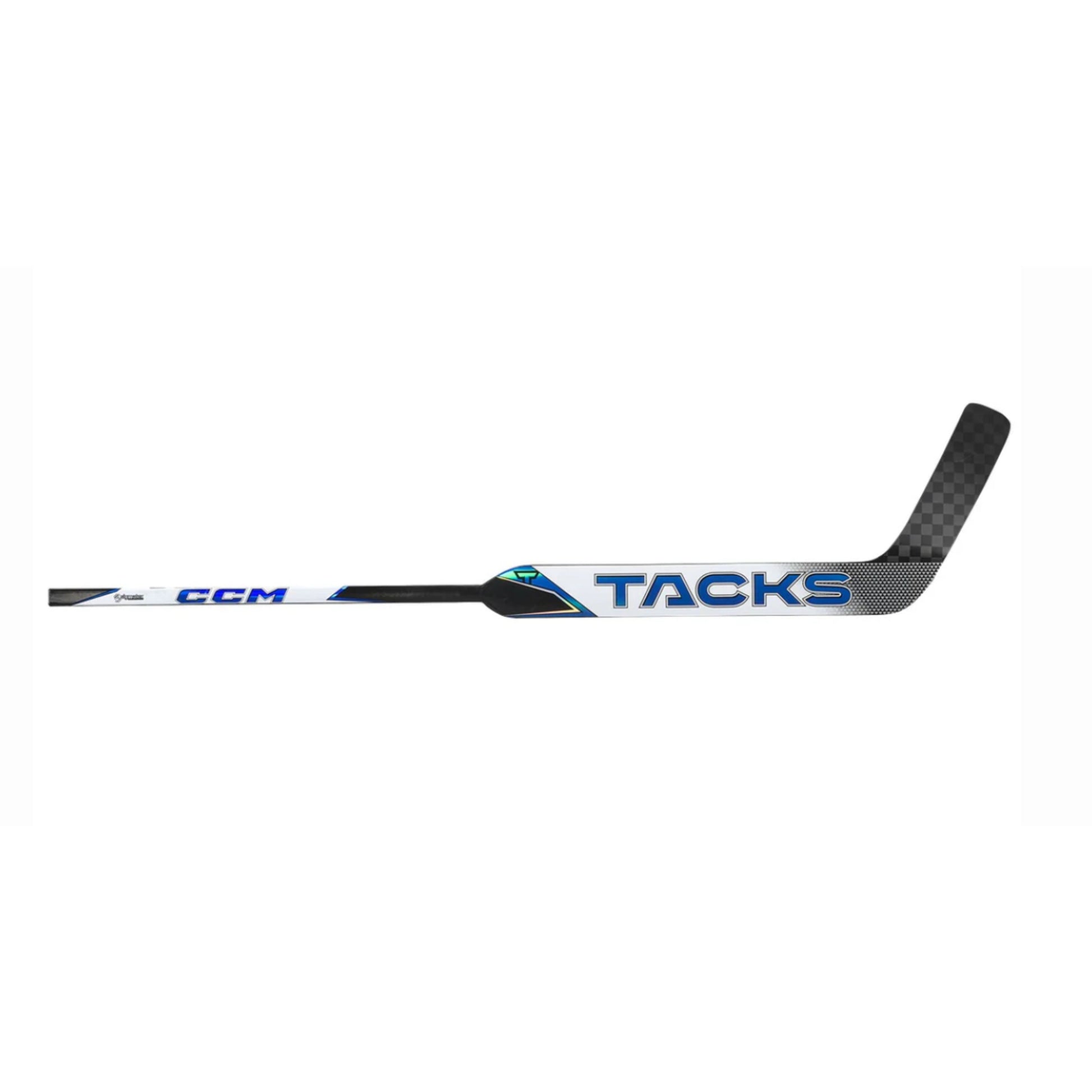 A photo of the CCM Tacks P4 Intermediate Goalie Stick in royal blue.