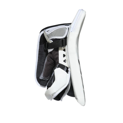 A photo of the CCM Tacks Senior Goalie Blocker (2026) in colour white.