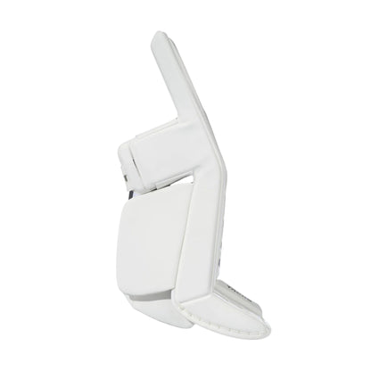 A photo of the CCM Tacks Senior Goalie Pads (2026) in colour white.