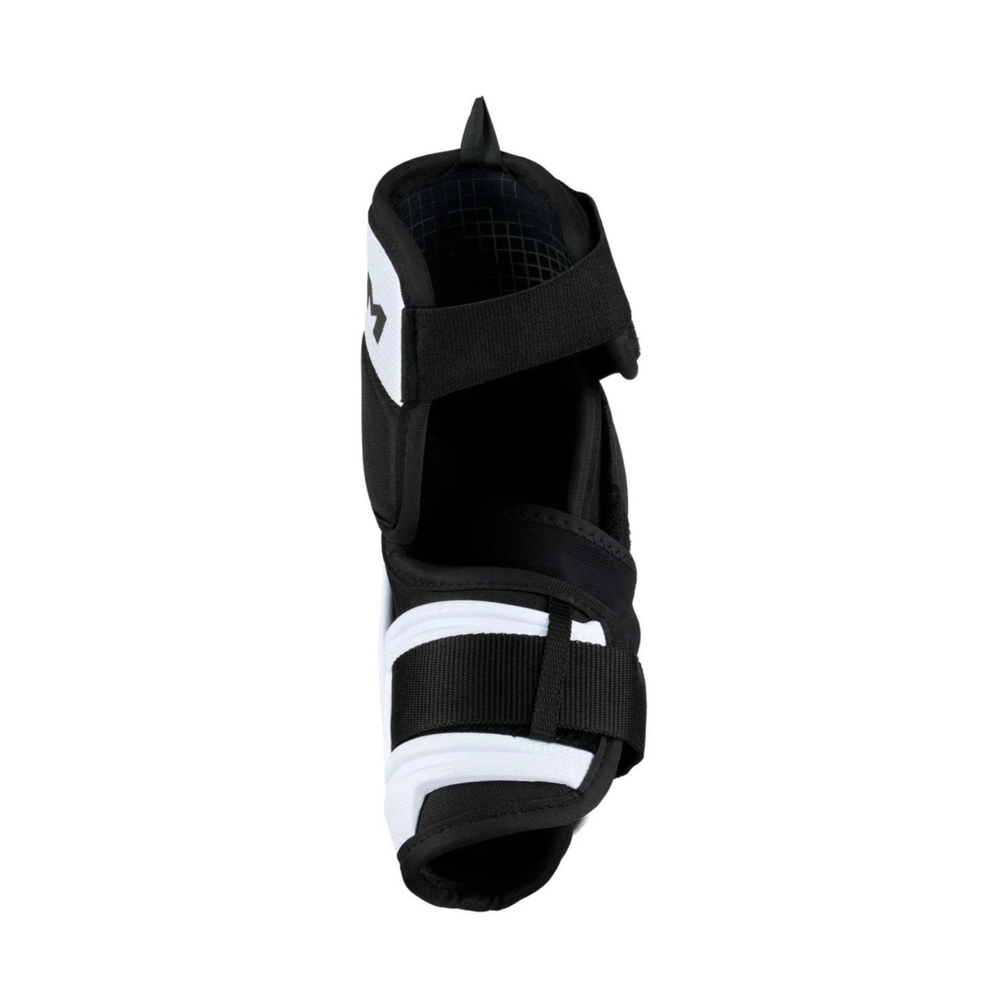 A photo of the CCM Tacks Vector Plus Hockey Elbow Pads in colour white and black.