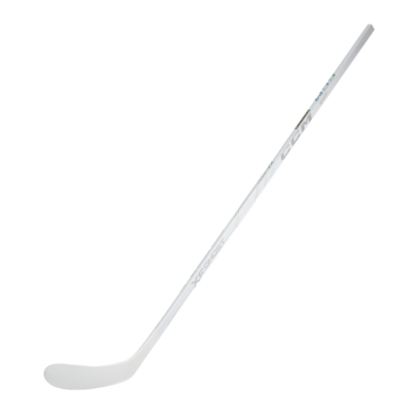 A photo of the CCM Tacks XF Ghost Senior Hockey Stick - White Edition 